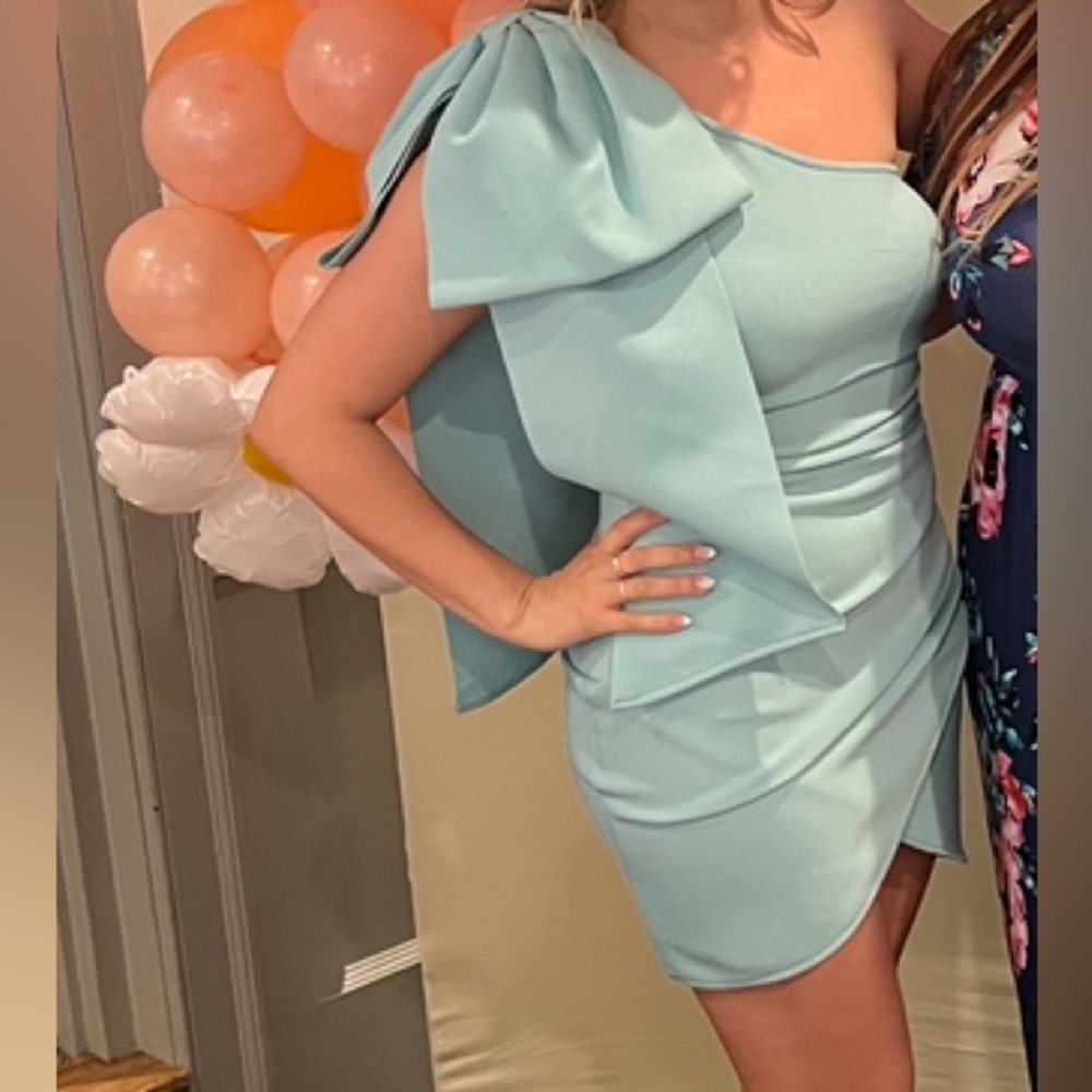 Sage green dress
